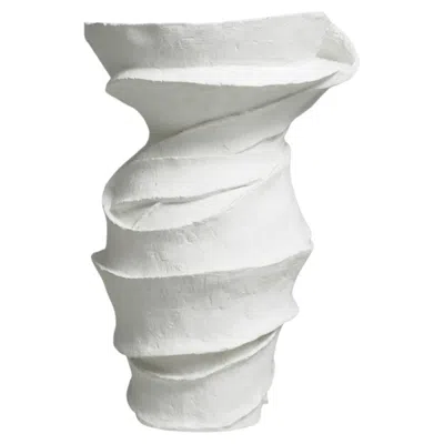 Pre-owned 1stdibs Planter, Matte White, Elegant Design. In Transparent