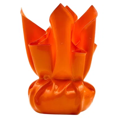 Pre-owned 1stdibs Postmodern Sculptural Orange Table Lamp By Les Eclarares, France, 1990s