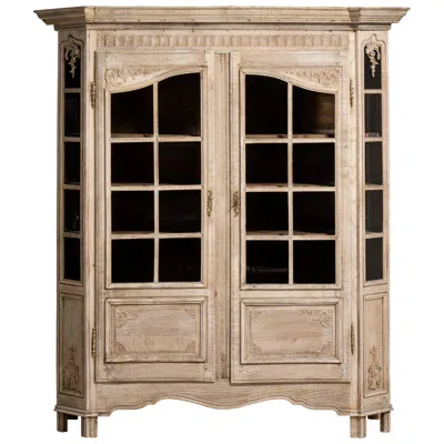 Pre-owned 1stdibs Provençal Oak Vitrine In Brown