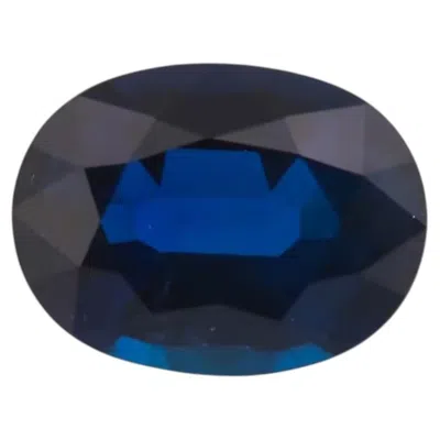 Pre-owned 1stdibs Rare 3.40ct Natural Vivid To Deep Blue Sapphire Oval Grs Certified Top Color