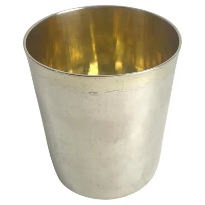 Pre-owned 1stdibs Rare Gustavian Silver Cup By Johan Stras From Stockholm, Sweden Dated 1792 In Sand