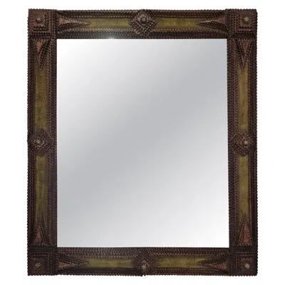 Pre-owned 1stdibs Rare Mirror, Frame, Carved, Black Forest, Tramp Art Folk Art, 1880s, Germany