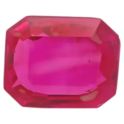 Pre-owned 1stdibs Rare Natural Burma Myanmar Pinkish Red Ruby 1.94ct Grs Certified Emerald Cut
