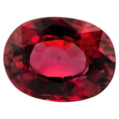 Pre-owned 1stdibs Rare No Heat Natural Mozambique Vivid Red Ruby 1.21ct Gw Lab Pigeon Blood Oval