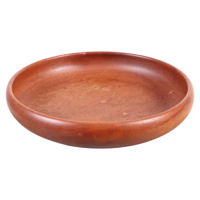 Pre-owned 1stdibs Rare Solid Teak Bowl By Kay Bojesen In Brown