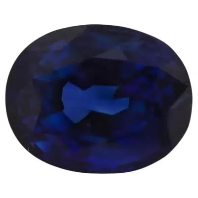 Pre-owned 1stdibs Real 1.77ct No Heat Natural Ceylon Blue Sapphire Oval Sri Lanka