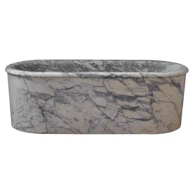Pre-owned 1stdibs Reclaimed Rare Italian Marble Tub In Gray