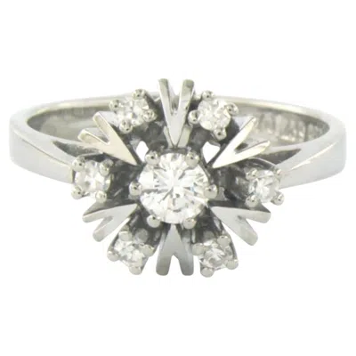 Pre-owned 1stdibs Ring With Brilliant And Single Cut Diamond Sup To 0.39ct 14k Gold 4.5 Grams In Multi