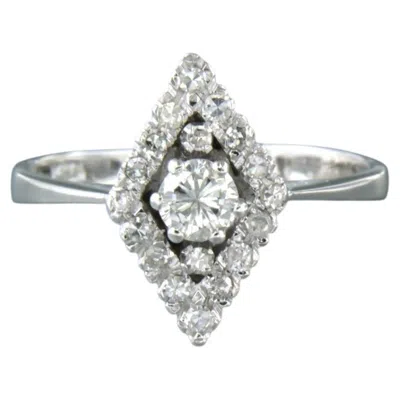 Pre-owned 1stdibs Ring With Brilliant And Single Cut Diamonds Up To 0.54ct 18k Gold 3.8 Grams In Multi