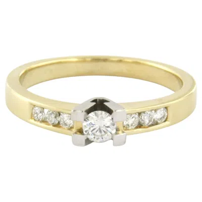 Pre-owned 1stdibs Ring With Brilliant Cut Diamonds Up To 0.30ct 14k Gold 3.9 Grams In Multi