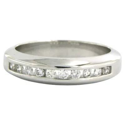 Pre-owned 1stdibs Ring With Brilliant Cut Diamonds Up To 0.30ct 14k White Gold 5.5 Grams