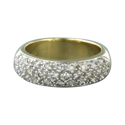 Pre-owned 1stdibs Ring With Brilliant Cut Diamonds Up To 0.80ct 14k Gold 6.8 Grams In Multi
