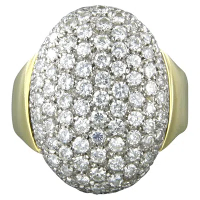 Pre-owned 1stdibs Ring With Brilliant Cut Diamonds Up To 2.50ct 9.2 Grams 18k Bicolour Gold In Multi