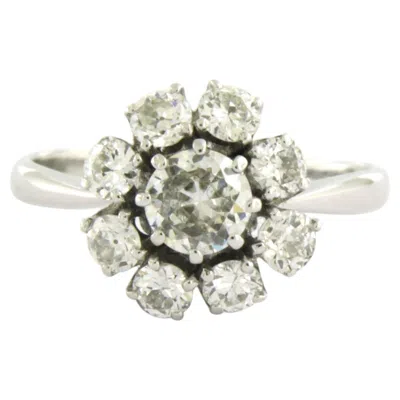 Pre-owned 1stdibs Ring With Old European Cut Diamonds Up To 1.50ct 14k Gold 4.2 Grams In Multi