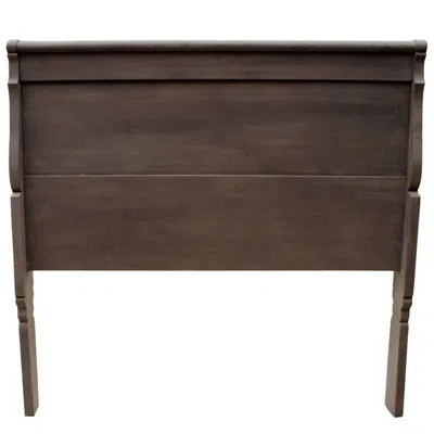 Pre-owned 1stdibs Rustic Painted 57" Wide Full-size Headboard In Brown