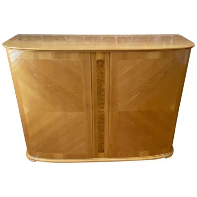 Pre-owned 1stdibs Scandinavian Modern Sideboard, Ash & Birch Marquetry, Sweden, 1950 In Brown