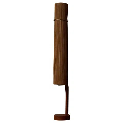 Pre-owned 1stdibs Scandinavian Modern Teak Floor Lamp In Brown