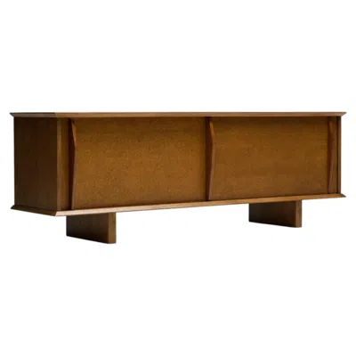 Pre-owned 1stdibs Sideboard With Charlotte Perriand Doors, Le Mans, France, 1954 In Brown