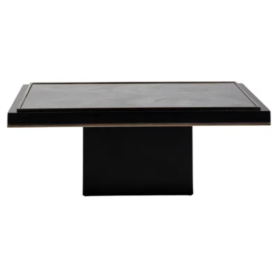 Pre-owned 1stdibs Signed Eglomised Art Coffee Table In Brown