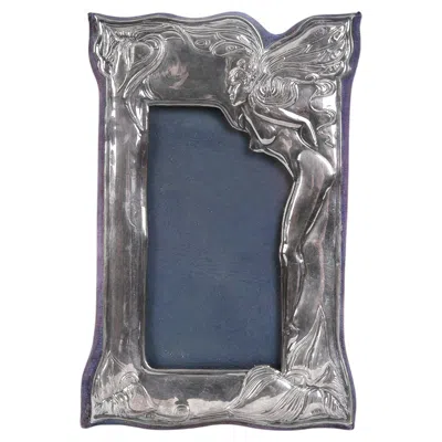 Pre-owned 1stdibs Silver Photo Frame In Art Nouveau Style, Rbb, Great Britain, London, 1986