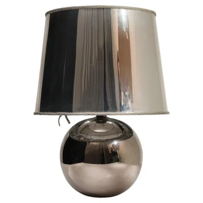 Pre-owned 1stdibs Sleek Glass Table Lamp, Minimalist Design, French, 20th Century, 15.7" In Transparent