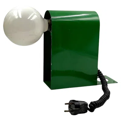 Pre-owned 1stdibs Space Age Green Table / Wall Lamp, Italy 1970s