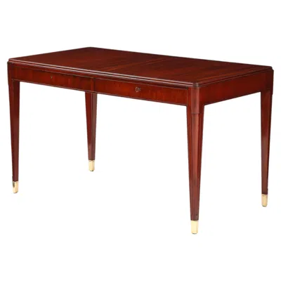 Pre-owned 1stdibs Swedish Mahogany Desk, Åfors Möbelfabrik, Circa 1950s In Brown