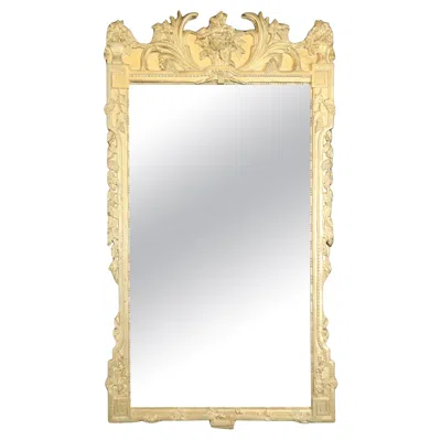 Pre-owned 1stdibs Tall Beautiful French Victorian Gilded Mirror With Flowers And Grapes In Purple