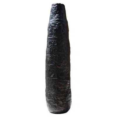 Pre-owned 1stdibs Tall Matte Black Vase By Daniele Giannetti