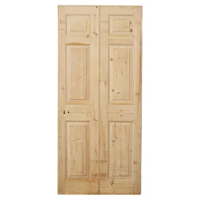 Pre-owned 1stdibs Tall Reclaimed Georgian Internal Pine Door In Brown