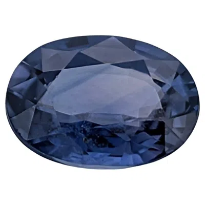 Pre-owned 1stdibs The Midnight Velvet: An Exemplary 1.06ct Deep Indigo Sapphire In Blue