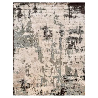 Pre-owned 1stdibs Thunder 400 Rug By Illulian, Wool And Silk, Post-modern Design, Italy In Sand