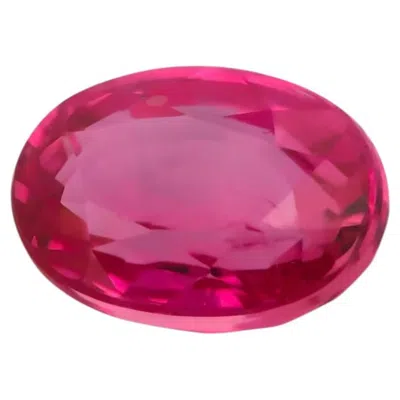 Pre-owned 1stdibs Unheated Sri Lanka Pink Sapphire 1.17ct Loose Untreated Natural Real Oval 7x5mm