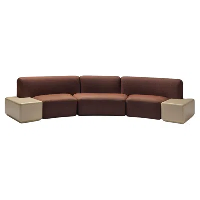 Pre-owned 1stdibs Verneuil 3 Seats Sofa By Haymann Editions In Brown