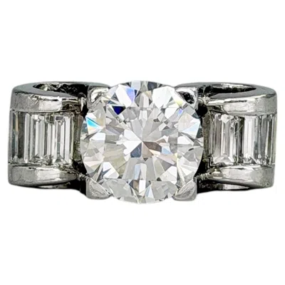 Pre-owned 1stdibs Vintage 18 Karat Gold ~2.40 Carat Diamond Engagement Ring In Multi