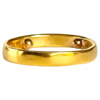 Pre-owned 1stdibs Vintage 22 Carat Gold Band In Multi