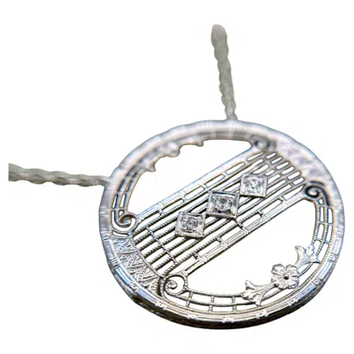 Pre-owned 1stdibs Vintage Art Deco Era Brooch Conversion Necklace In Multi