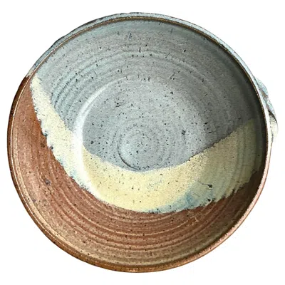 Pre-owned 1stdibs Vintage Boho Studio Pottery Bowl In Brown