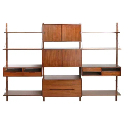 Pre-owned 1stdibs Vintage Cado Bookshelf, Teak Wood, Danish Design, 1960s, Modular Unit In Brown
