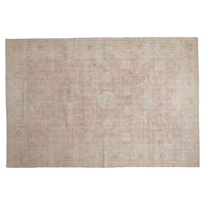 Pre-owned 1stdibs Vintage Distressed Sparta Carpet In Sand