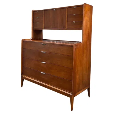 Pre-owned 1stdibs Vintage Mid Century Modern Dresser Dovetailed Drawers Arthur Umanoff In Brown