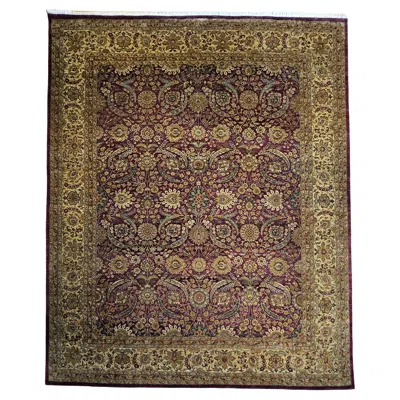 Pre-owned 1stdibs Vintage Oversize Kerman Design Rug, Allover Pattern, Royal Purple, 12' X 15'