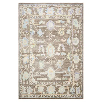 Pre-owned 1stdibs Vintage Turkish Oushak Rug - 9'9" X 14'5" In Sand
