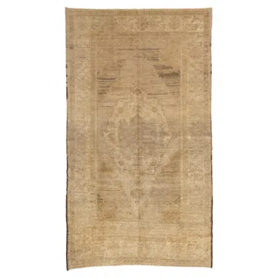 Pre-owned 1stdibs Vintage Turkish Oushak Rug In Brown