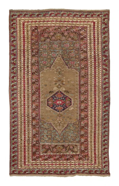 Pre-owned 1stdibs Vintage Turkish Rug With Intricate Medallion & Multi Border Design - Rug & Kilim In Brown