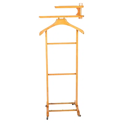 Pre-owned 1stdibs Vintage Walnut Valet Clothes Stand Late 20th Century In Brown