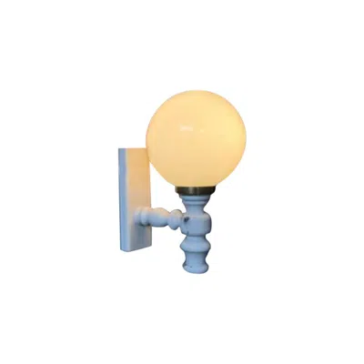 Pre-owned 1stdibs Vintage White Space Age Sconce Opaline Glass Wall Light
