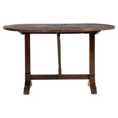 Pre-owned 1stdibs Wine Tasting Table In Brown