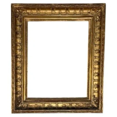 Pre-owned 1stdibs Wooden Director's Frame With Gilded Paste, Early 19th Century In Brown