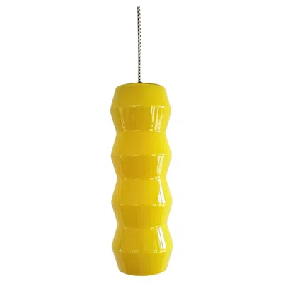 Pre-owned 1stdibs Yellow Murano Glass Pendant Lamp, Sweden 1960s, 2 Available